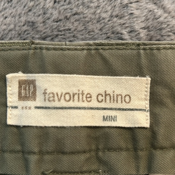 GAP Favorite Chino khaki green skirt size 10 - Picture 4 of 8